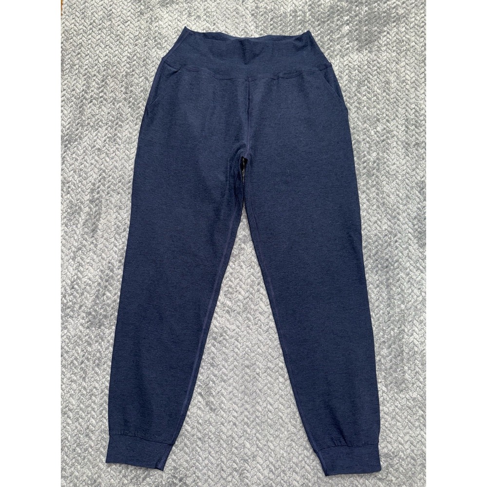 Beyond Yoga Women's Blue Jogger Midi Leggings Heather Size Medium